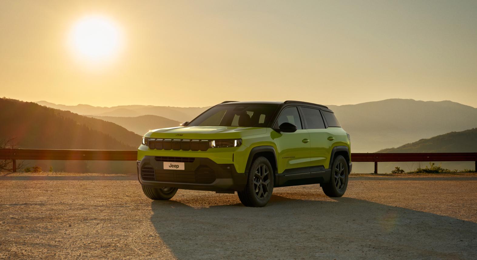 2026 Jeep Compass overlooking the mountains near Logan Canyon, showcasing Jeep capability and adventure-ready design in northern Utah.