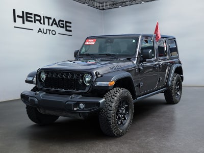 2024 Jeep Wrangler 4-Door Willys 4x4