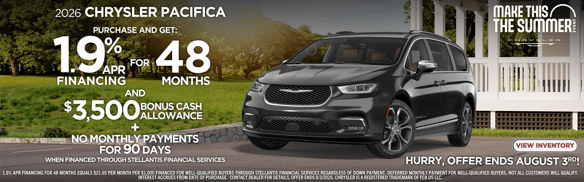 2026 PACIFICA OFFER