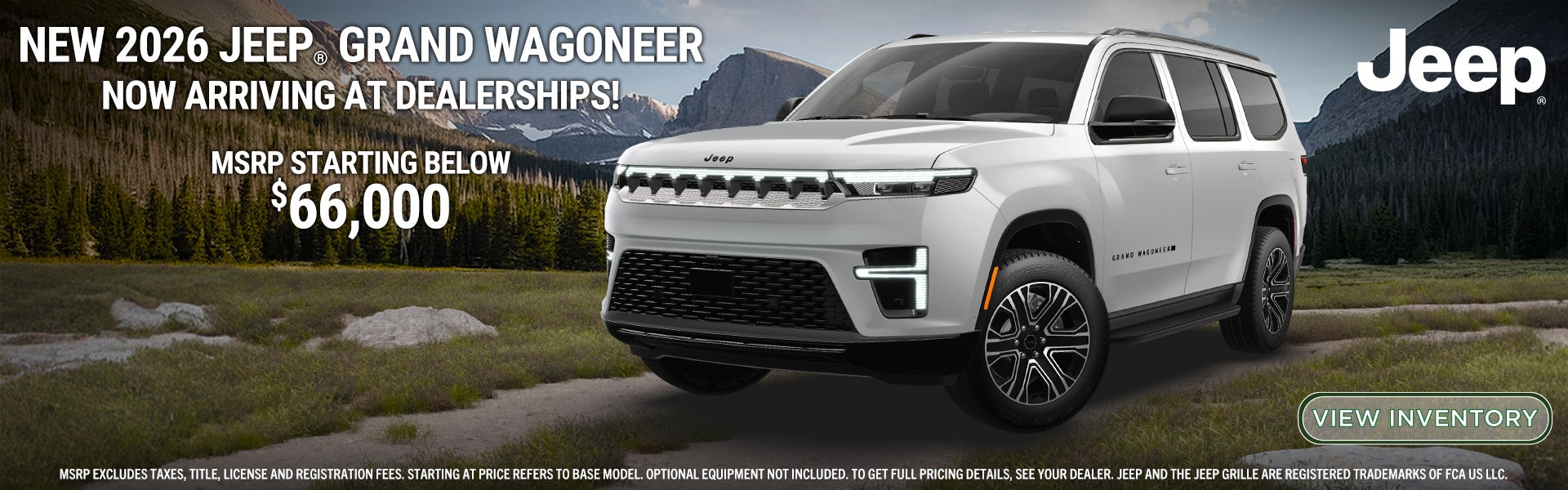 NEW 2026 JEEP GRAND WAGONEER NOW ARRIVING 