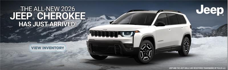 ALL NEW 2026 JEEP CHEROKEE JUST ARRIVED